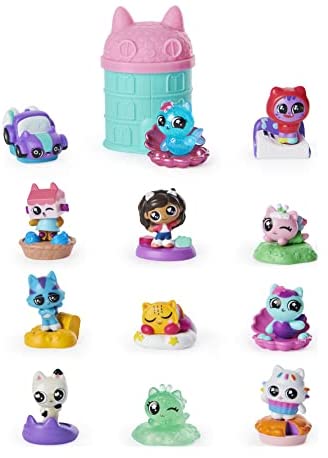 Gabby's Dollhouse, Meow-Mazing Mini Figures 12-Pack (Amazon Exclusive), Kids Toys for Ages 3 and up, Multicolor