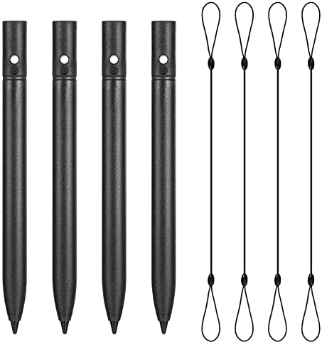 4.5 Inch Replacement Stylus Drawing Pen 4 Pieces Toddler Drawing Tablet Pens Kids' Electronics Pens with 4 Hanging Rope for LCD Writing Tablet