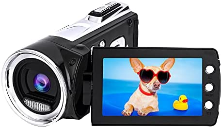 Video Camera Camcorder for Kids Full HD 1080P 30FPS 24.0MP Digital Cameras Recorder for YouTube TikTok 2.7 Inch 270 Degree Rotation Screen Vlogging Camcorders for Teens Children Beginners