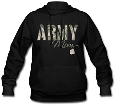 Spreadshirt Army Mom Camo With Dog Tags Women's Hoodie