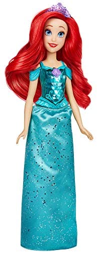 Disney Princess Royal Shimmer Ariel Doll, Fashion Doll with Skirt and Accessories, Toy for Kids Ages 3 and Up