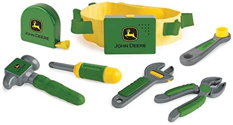 TOMY John Deere Deluxe Talking Toolbelt Preschool Toy , Green