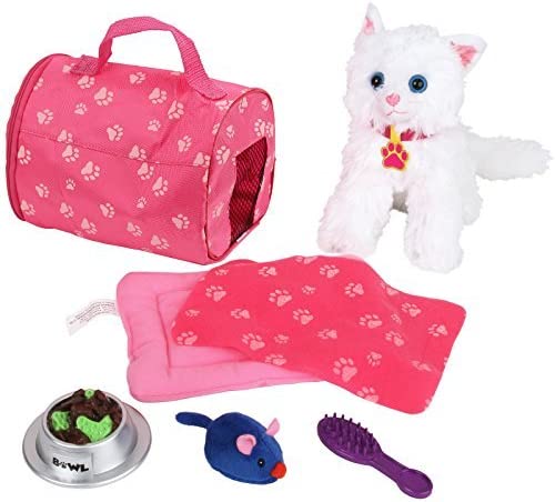 Click N' Play Doll Cat 8 Piece Kitty Toys for Girls, Toy for Girls 2-6 Years Old