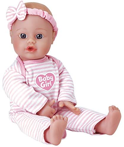 Adora Soft Baby Doll Girl, 11 inch Sweet Baby Girl, Machine Washable (Amazon Exclusive) 1+