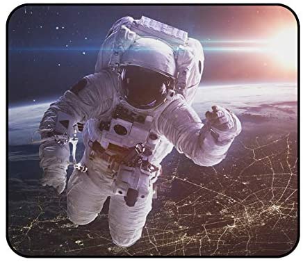 NASA Mouse Pad - Manga Anime Anti-Slip Non-Slip Game Computer Space Mouse Pads Mat Mousepad for Kids Laptop Office11.81 x 9.84 x 0.12Inch