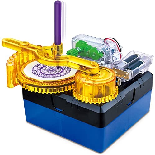 Playz Electric Drawing Kit for Kids - Motorized DIY Doodle Board - Build Your Own Electronic Circuit Board Doodler Using a Science Kit for Kids Age 8-12 - Perfect Arts & Crafts Toy for Boys, & Girls