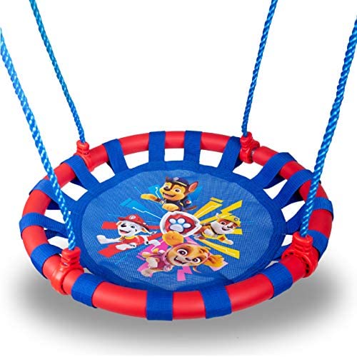 Swurfer Paw Patrol 24 Inch Saucer Swing, Holds up to 250 pounds, Ages 3 and Up