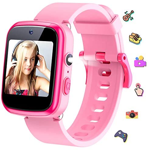 KeBuLe Kids Watch Educational Electronic Toys Touch Screen Smart Watch Toys for 5-10 Year Old Boys Girls Toddler Watch HD Dual Camera Watch Birthday for Kids USB Charging