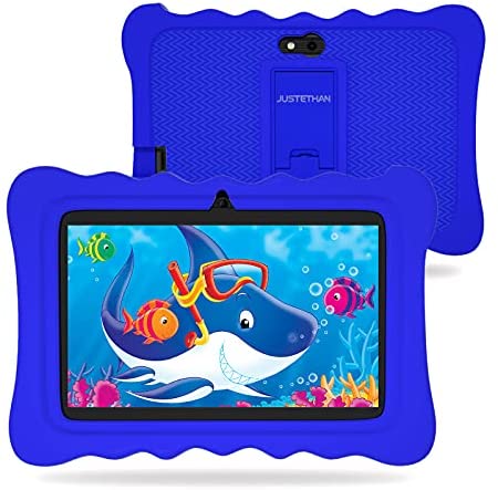 7 Inch Kids Tablet, Android 9.0 Edition, 2+32GB, WiFi Tablets, Parental Control, Preloaded Learning & Training Apps, Games, Kids Software Pre-Installed with Kids-Proof Case (Blue)