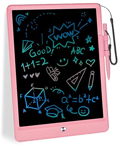 mloong LCD Writing Tablet,10 Inch Drawing Tablet Kids Tablets Doodle Board Electronic Digital Drawing Board for Adults and Kids Ages 3+ (Pink)