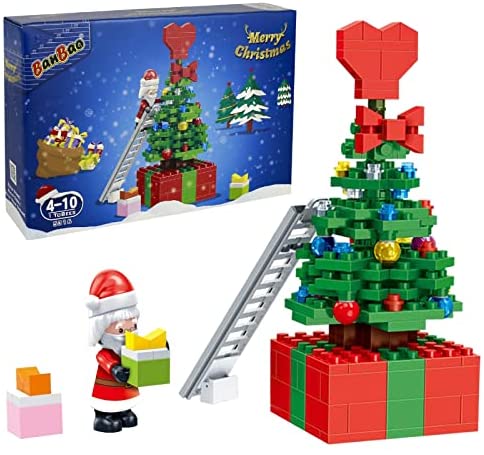 BanBao Christmas Tree Blocks Set, Assembly Model Toys Building Set Christmas Building Sets
