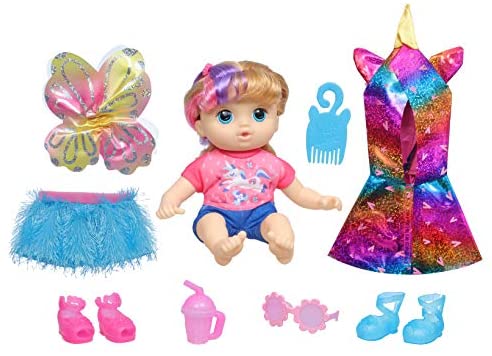 Littles by Baby Alive, Fantasy Styles Squad Doll, Little Kiera, Fairytale Accessories, Wavy Blonde Hair Toy for Kids Ages 3 Years and Up (Amazon Exclusive)