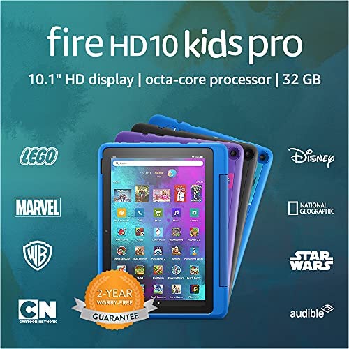 Introducing Fire HD 10 Kids Pro tablet, 10.1
