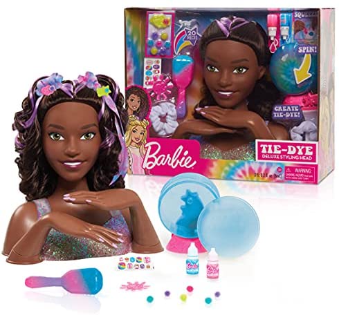 Barbie Deluxe Styling Head Tie Dye- AA
