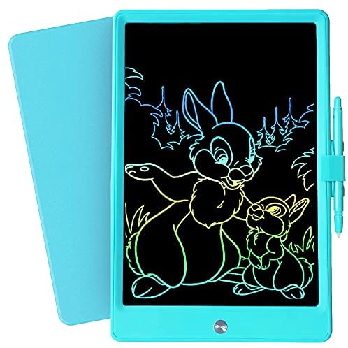 Alaca LCD Writing Board, 11 h lor Electronic Writing Tablet Drawing Board Portable eWriter Doodle Board Digital Tablet Drawing Board Writing Pad for Kids and Adults - Blue