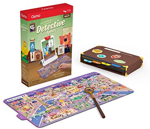 Osmo - Detective Agency - Ages 5-12 - Solve Global Mysteries - STEM Toy - For iPad or Fire Tablet (Osmo Base Required)