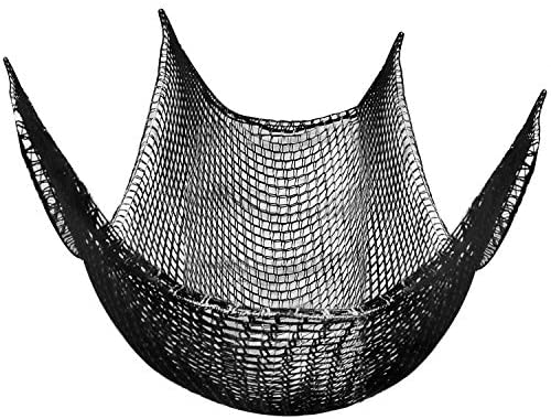 Jalunth Kids Playground Play Safety Net - Climbing Cargo Net Treehouse Accessories Outdoor Equipment Set Double Layers Heavy Duty Backyard Net Bridge for Tree House Tree Fort Back Yard (6.5' x 9.8')