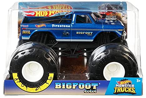Hot Wheels Monster Trucks 1:24 Bigfoot Vehicle [Amazon Exclusive]