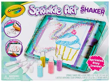 Crayola Sprinkle Art Shaker, Rainbow Arts and Crafts, Gifts for Girls & Boys, Ages 5, 6, 7, 8