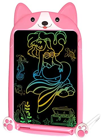 Hockvill Gift Toys for 3 4 5 6 7 Year Old Boys Girls, 10'' LCD Writing Tablet Doodle Board for Kids, Colorful Electronic Drawing Pads, Toddler Educational & Learning Birthday Gift for 2-8 Years Old