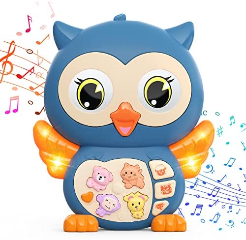 NBPOWER Baby Musical Toys 6 to 12 Months, Infant Electronic Learning Toys for Boys and Girls with Music and Lights, Toddler Birthday for 6 9 12 18 Months, 1 2 Years