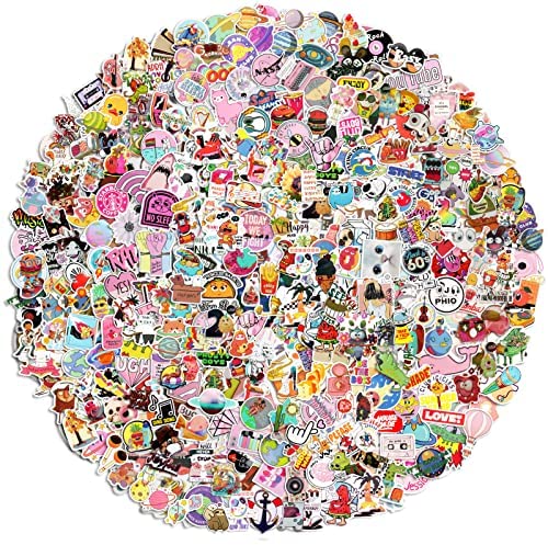 Sticker Pack (300 PCS / Pack), Stickers for Laptop / Water Bottles / Teens / Kids, Cute Kawaii Cool Stickers, Aesthetic Funny Stickers for Adults, Waterproof Vinyl Sticker Packs