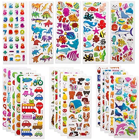 T-One 400 PCS Sticker Packs, Color Notebook Waterproof Stickers, Water Bottles, and Cute and Beautiful Vinyl Stickers Specially Designed for Children
