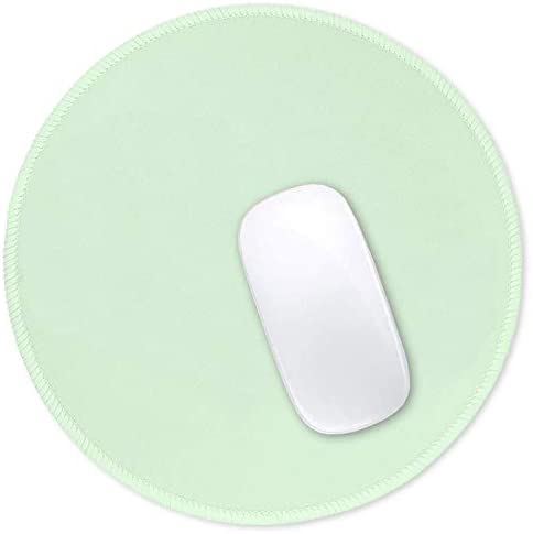 Hsurbtra Mouse Pad, Premium-Textured Small Round Mousepad 8.7 x 8.7 Inch Pink, Stitched Edges Anti-Slip Waterproof Rubber Mouse Mat, Pretty Cute Mouse Pad for Office Home Gaming Laptop Men Women Kids