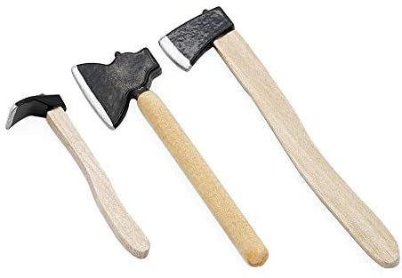 Odoria 1:12 Miniature Axe Tools for Felling Firewood Fairy Garden Tool Dollhouse Furniture Accessories
