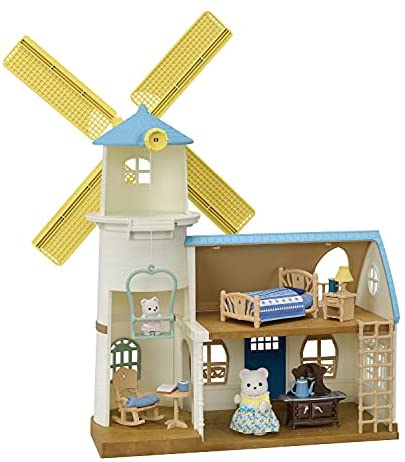 Calico Critters Celebration Windmill Gift Set, Limited Edition Playset with Figure, Furniture and Accessories