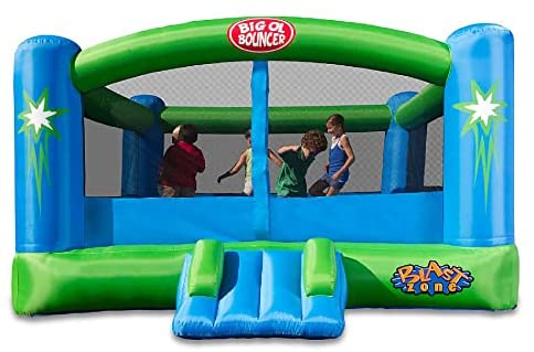 Blast Zone Big Ol Bouncer - Inflatable Bounce House with Blower - Huge - Premium Quality - Great For Events - Holds 6 Kids