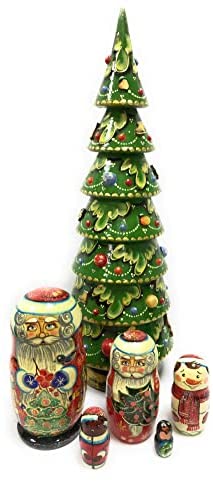 Wooden Sculpture Christmas Tree with a Surprise 18,70