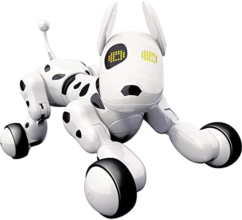 Dimple DC13991 Interactive Robot Puppy with Wireless Remote Control Kids Robotic Toy Electronic Pet RC Animal Dog Toy #1 Christmas Gift for Kids that Sings, Dances, Eye Mode, Speaks for Boys/Girls