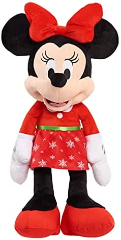 Disney Holiday Minnie Mouse 2021 Large 22-Inch Plush, Stuffed Animal, Amazon Exclusive, by Just Play