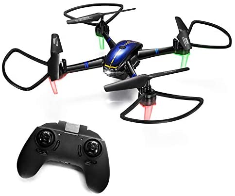 Super Joy RC Drones for Kids & Beginners– H828 Ultra Long Flight Time Bright LED RC Toy Drone, Remote Control Quadcopter Flying Toys for Boys Or Girls, Indoor Helicopter Easy Fly Kids Drones, Blue