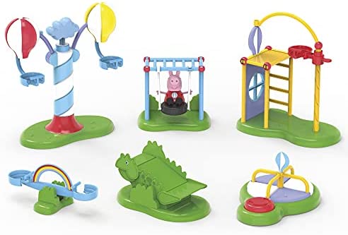 Peppa Pig Peppa’s Adventures Peppa’s Balloon Park Preschool Toy, Playset with 6 Accessories Figure for Kids Ages 3 and Up (Amazon Exclusive)