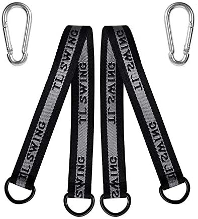 Hammock Tree Straps for Baby Swing Outdoor, Lightweight Tree Swing Hanging Straps Kit for kids, Durable Children Rope Swing Set Hanging Straps Kit with Safer Lock Snap Hook(21.65in/55cm), Holds 330 LB