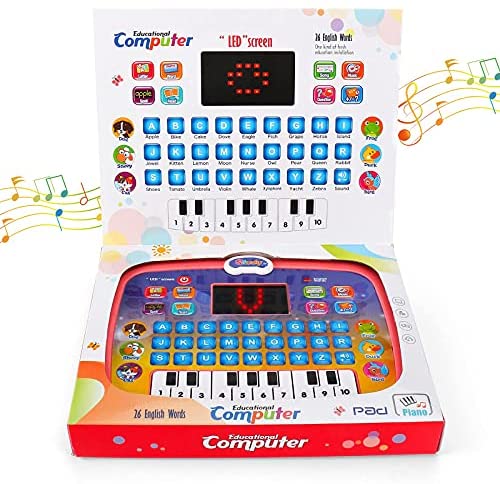 Titoclar Toddler Girl Toys Gifts Learning & Education Toys, Idea Gifts for Kids , Christmas Toys , Piano Keyboards Animal Sounds(Preschool Alphabet, Words, Numbers and Basic Math Learning)