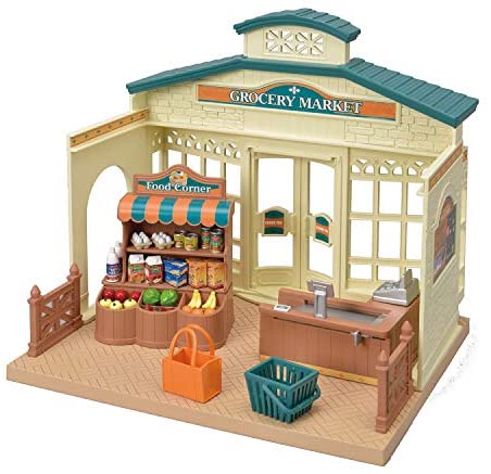 Calico Critters Grocery Market Cream & Brown, 11.42 Inches