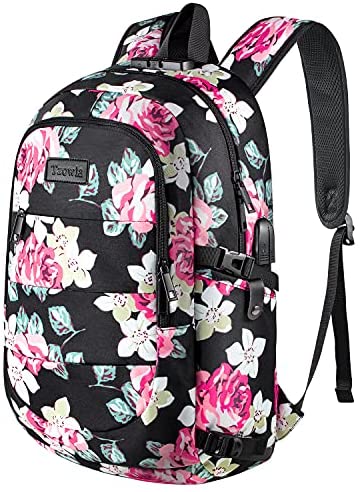 Tzowla Backpack Purse for Women, Stylish College School Travel Casual Daypack Bookbag,Work Shopping Small Bag Light Weight For Men Girls Boys Student Fits 15.6 Inch Laptop Netbook- BlueWhite
