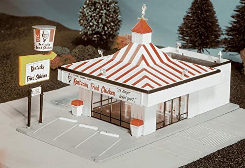 Life-Like Trains HO Scale Building Kits - Kentucky Fried Chicken Drive-in
