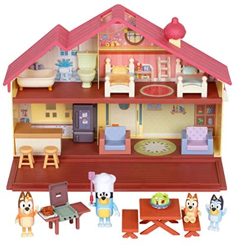 Bluey Mega Bundle Home, BBQ Playset, and 4 Figures | Amazon Exclusive